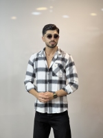 پیراهن پشمی 400 گرمی Y2 سفید مشکی