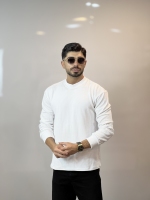 تیشرت مراکش ارم آستین بلند L سفید