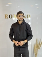 هودی ساده سه نخ داخل کرکی Sepehr مشکی