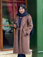 پالتو بلند سموری یقه پهن