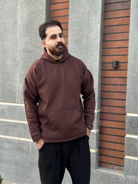 هودی بیسیک پنبه سه نخ داخل کرکی گرم بالا