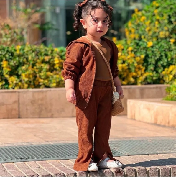 سویشرت و شلوار دخترانه کلاه دار