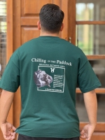 تیشرت Chilling (فضانورد) سبز