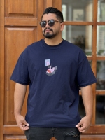 تیشرت پاتریک طوسی سرمه ای