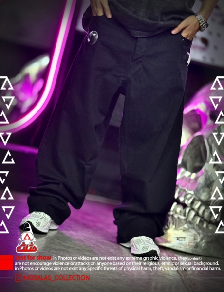 شلوار بگ جین ساده یکسال ضمانت