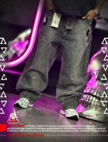 شلوار بگ جین ساده یکسال ضمانت