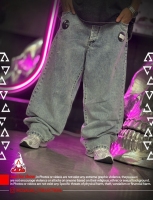 شلوار بگ جین ساده یکسال ضمانت