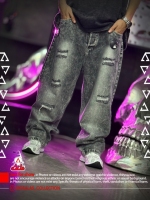 شلوار بگ جین ساده یکسال ضمانت