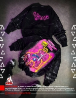 دورس سه نخ پنبه پلنگ صورتی