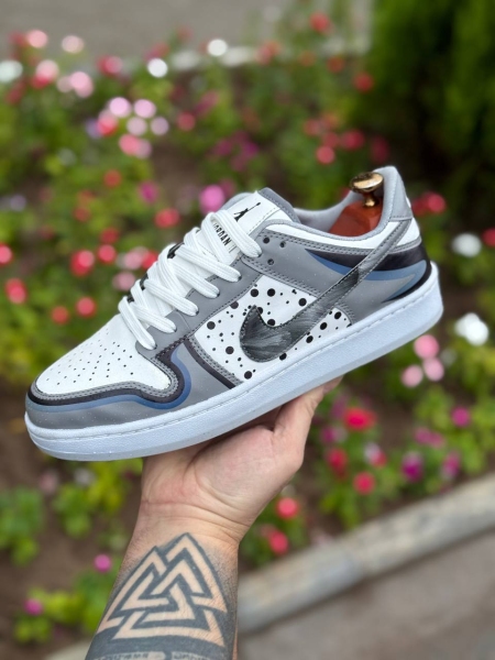 کتونی اسپرت Nike Galaxy سفید طوسی