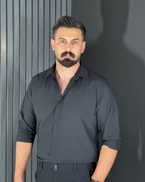 پیراهن دوشین مردانه رنگ مشکی