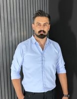 پیراهن دوشین مردانه رنگ آبی