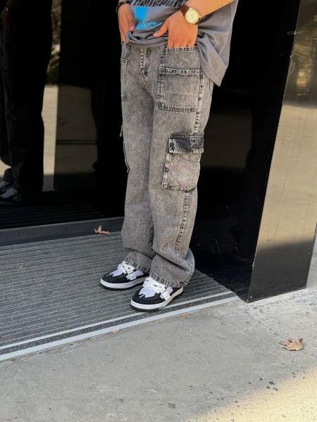 شلوار بگ کارگو جلوجیب