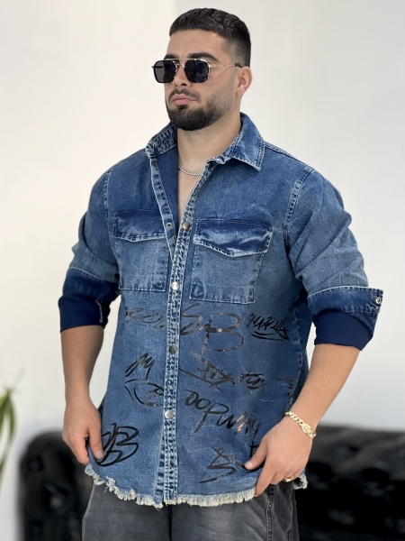 پیراهن جین ZARA آبی فونت