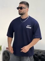 تیشرت 2نخ Nike سرمه ای