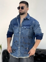 پیراهن جین ZARA آبی فونت