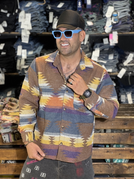 پیراهن پشمی پیراهن پشمی گرم بالا پیراهن