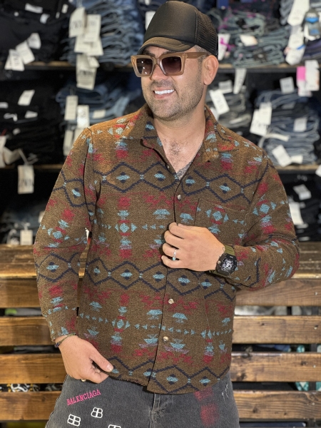 پیراهن پشمی پیراهن پشمی گرم بالا پیراهن