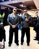 کاپشن چرم یقه انگلیسی