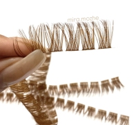 مژه ریسه ای عسلی