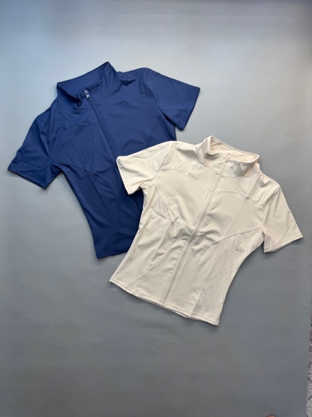 تیشرت تمام زیپ اسپندکس