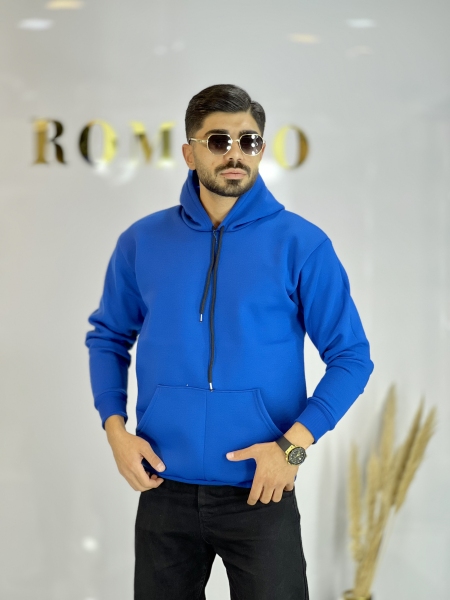 هودی سه نخ داخل کرکی Sepehr آبی شالی