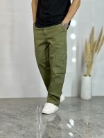 شلوار کارگو هشت جیب Alpha سبز ارتشی