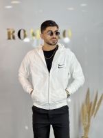 سویشرت بادگیر داخل خز Nazari سفید