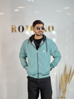 سویشرت بادگیر داخل خر Nazari سبز روشن