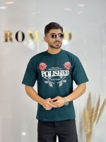 تیشرت گل رز Ph سبز
