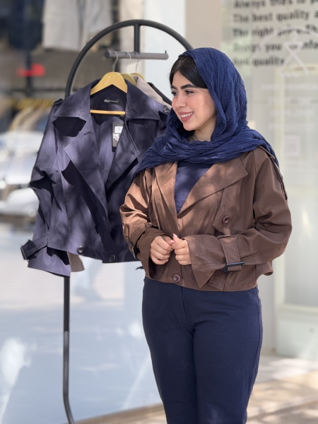 کراپ بارانی پایین دکمه