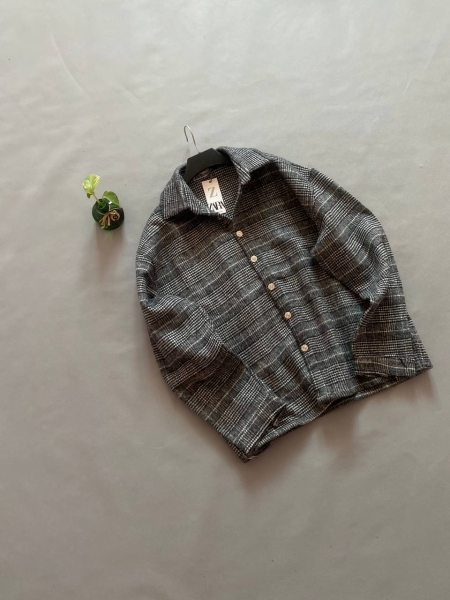 پیراهن پشمی باکسی