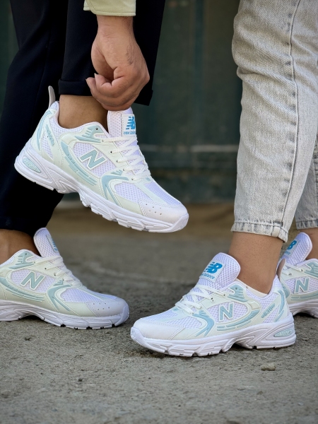 کتونی نیوبالانس 530 سفید آبی