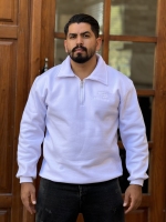 دورس نیم زیپ بالنسیاگا سفید