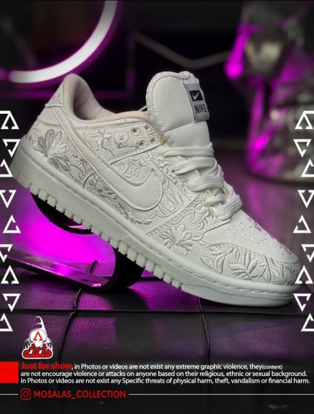 کتونی نایکی گلدوزی دور دوخت یکسال ضمانت