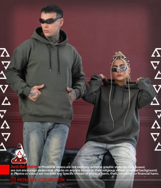 هودی سه نخ پنبه به شرط بسیار ضخیم