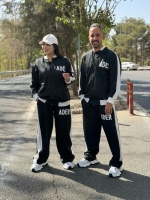 ست دوتیکه سوییشرت و شلوار مشکی مدل ADER