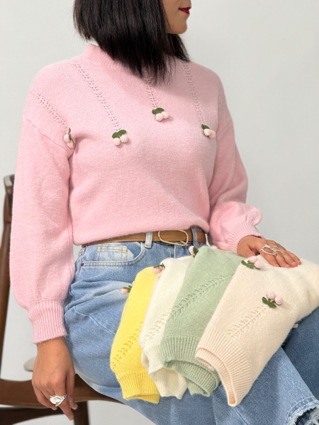 شومیز بافت گیلاسی