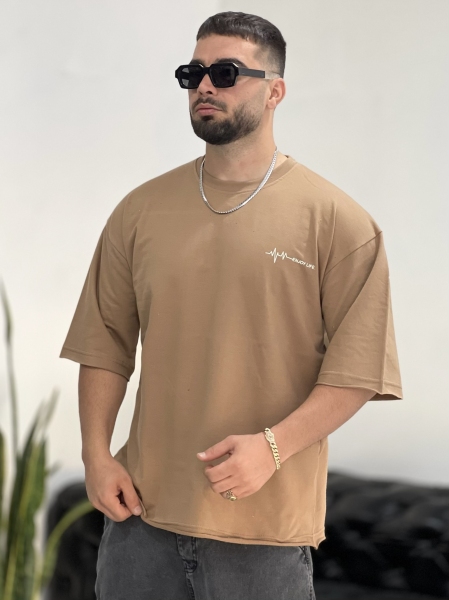 تیشرت 2نخ LIFE نسکافه ای