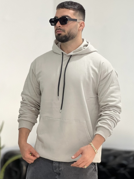 هودی 3نخ پنبه ZARA خاکی 795