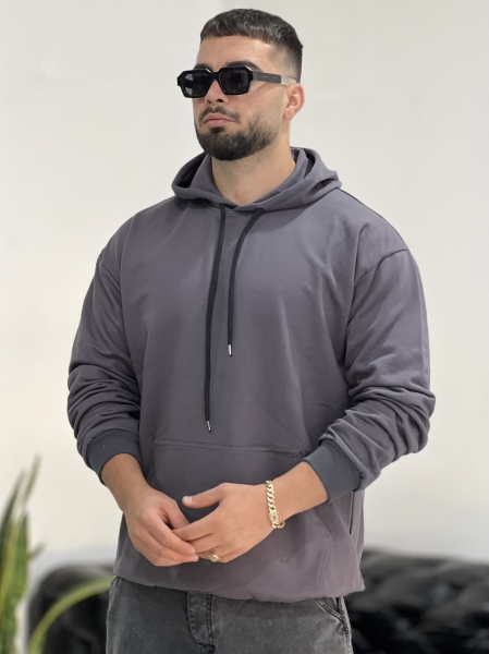 هودی 3نخ پنبه ZARA خاکستری 795