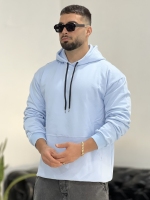 هودی 3نخ پنبه ZARA آسمانی 795