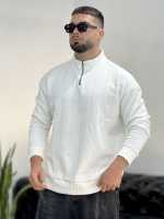 دورس نیم زیپ Marakech سفید