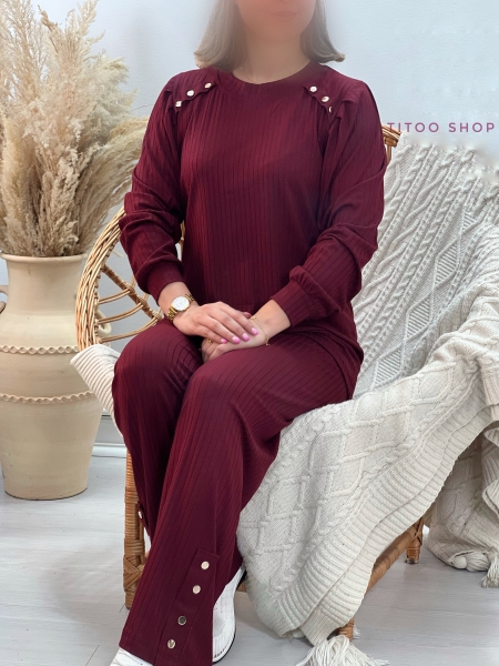 ست بلوز و شلوار ماهلین