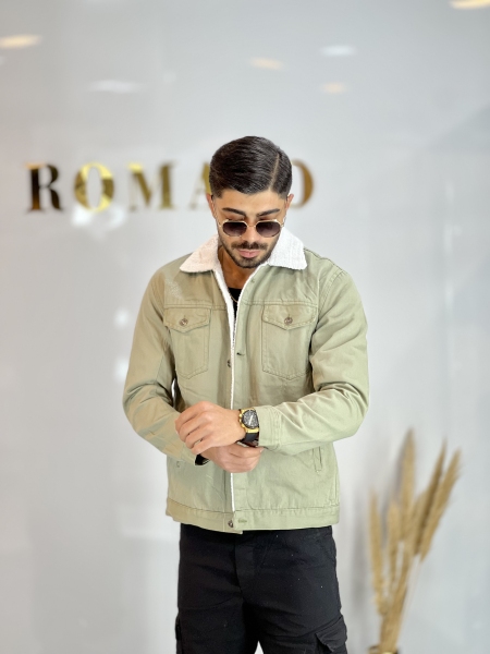 کاپشن کتان داخل خز Max صدری