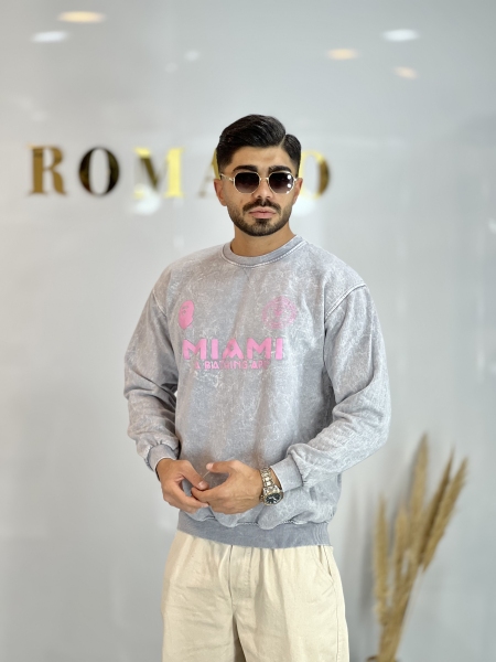 دورس سه نخ پنبه کیت Miami طوسی