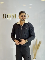 کاپشن کتان داخل خز Max مشکی