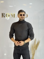 بافت یقه اسکی imani مشکی