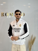 دورس نیم زیپ کیت رئال سفید