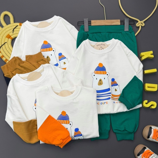 بلوز شلوار خرس کلاه دار